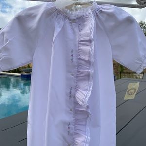 New Mela Wilson Baby Girl's Purple / Lace Daygown
